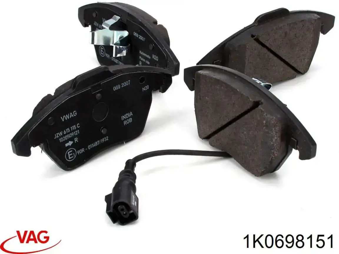 Pastillas de freno delanteras Seat Leon 2 1P1