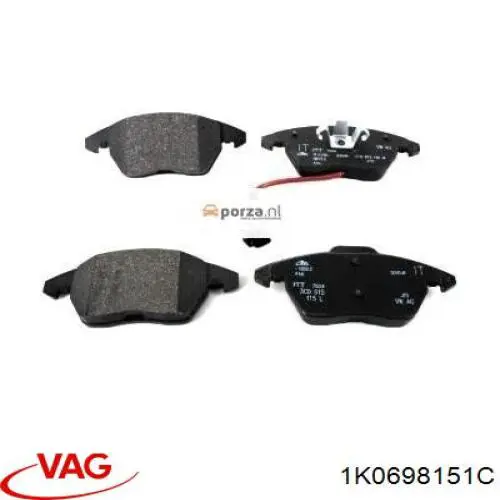 Pastillas de freno delanteras Seat Leon 2 1P1