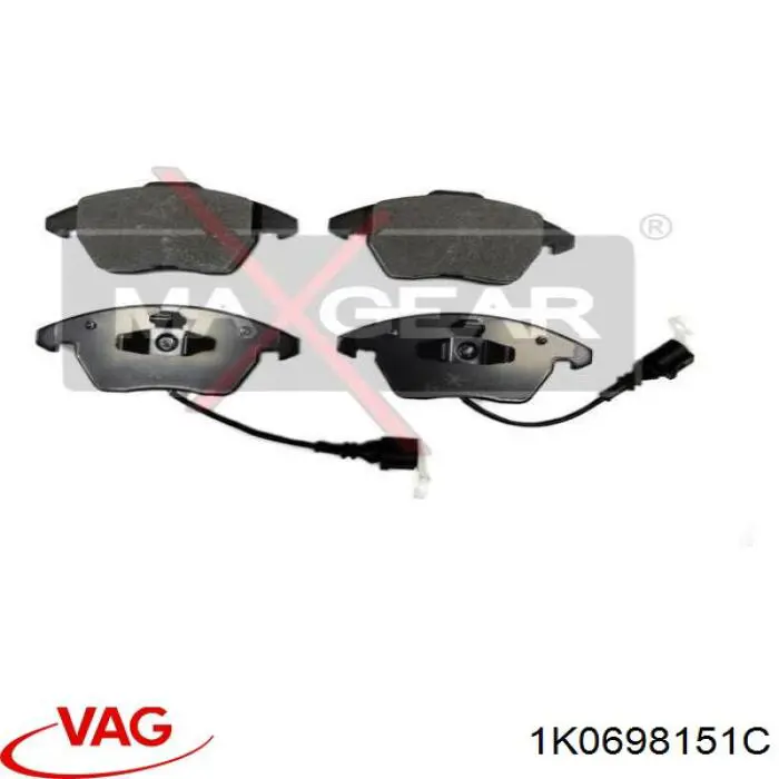 Pastillas de freno delanteras Seat Leon 2 1P1