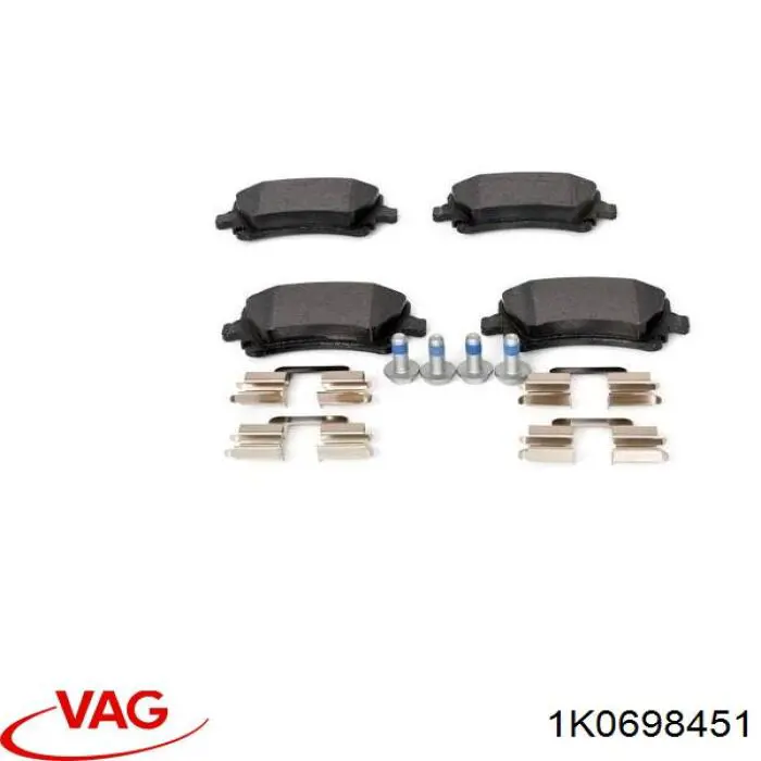 Pastillas traseras de freno VAG 1K0698451 precio, desde 21,42 EUR