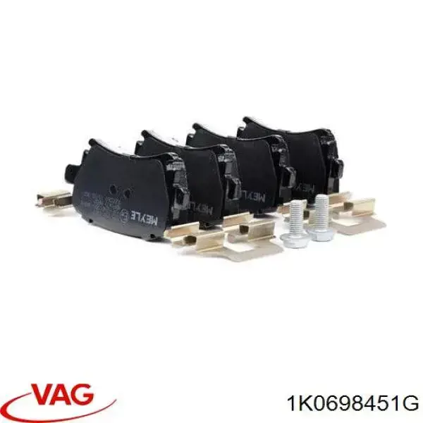 Pastillas traseras VAG 1K0698451G