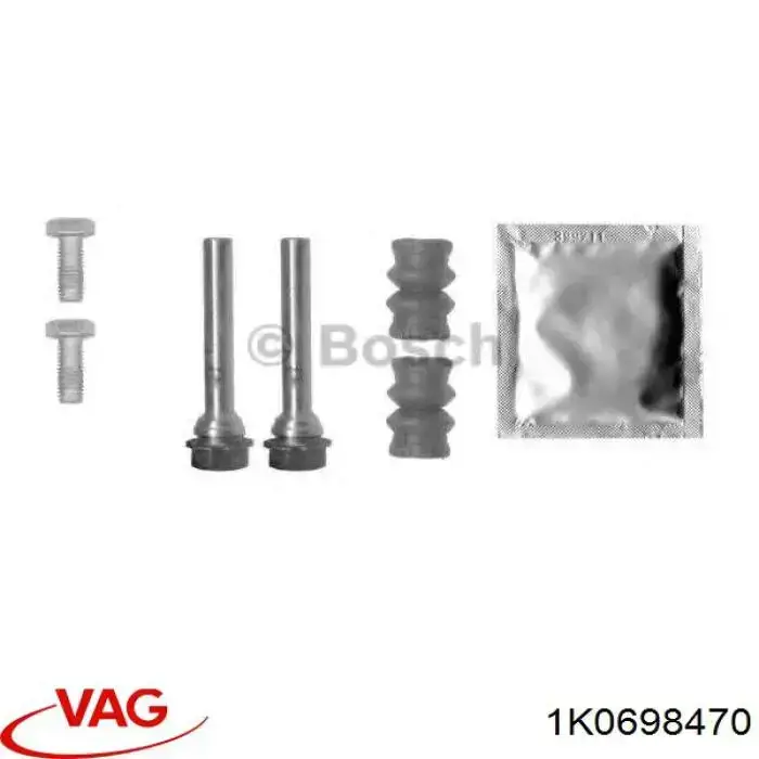 Fuelle de guía de pinza de freno trasero VAG 1K0698470