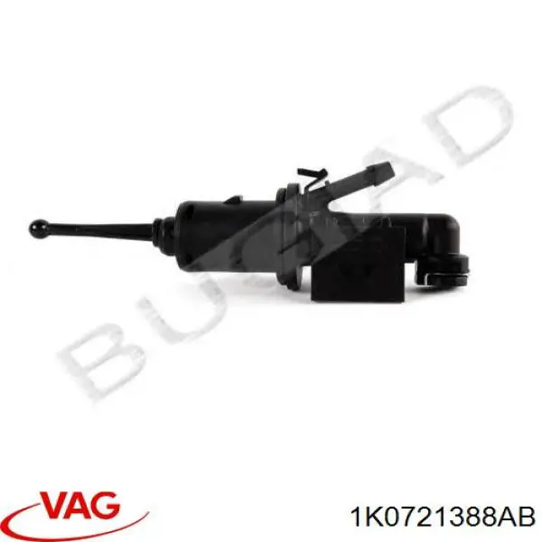 Cilindro maestro de embrague 1K0721388AB VAG