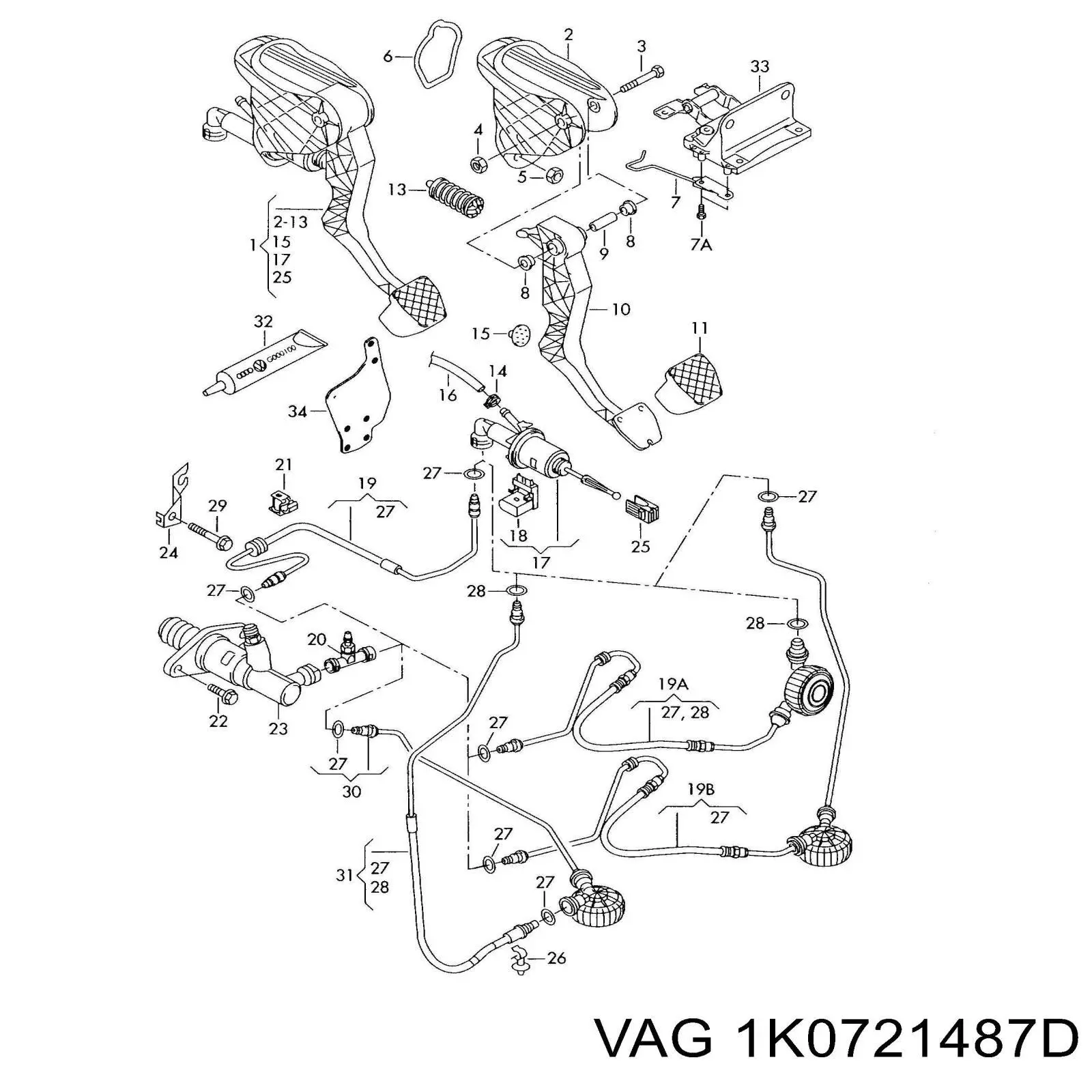  VAG 1K0721487D precio, desde 22,07 EUR
