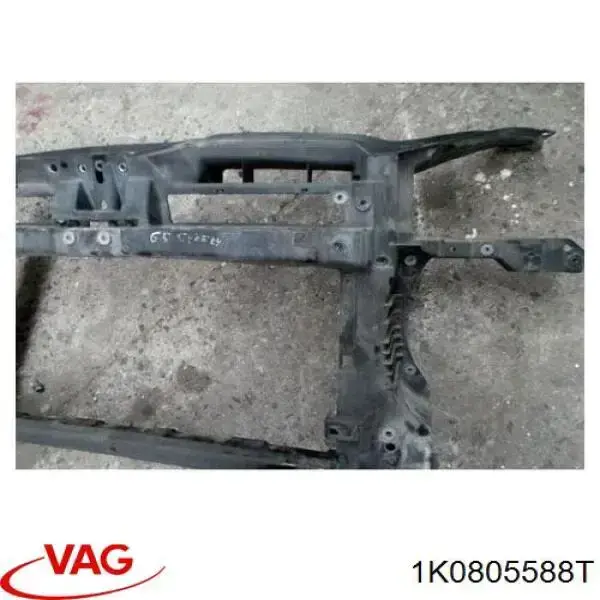 1K0805588T VAG Soporte de radiador completo (panel de montaje para foco)