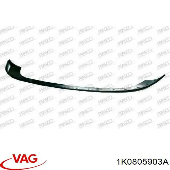 Alerón paragolpes delantero VAG 1K0805903A precio, desde 25,40 EUR