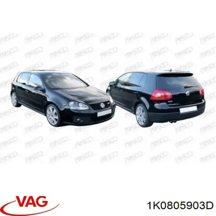 Alerón delantero Prasco VG0371801