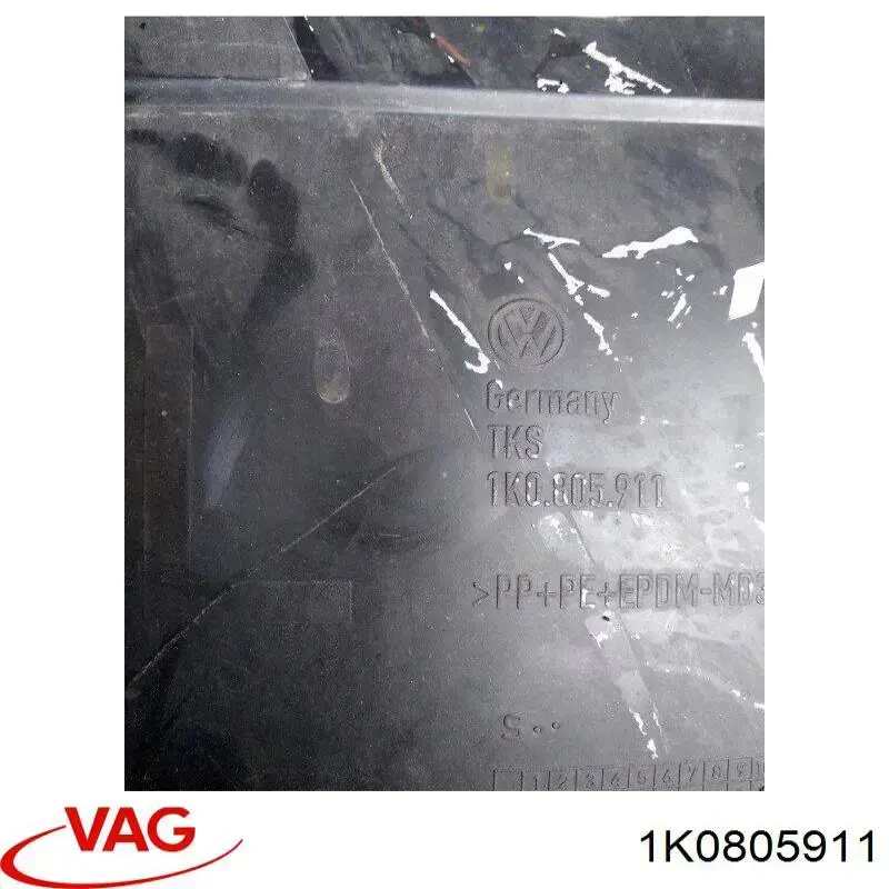 Guardalodos delantero izquierdo 1K0805911 VAG