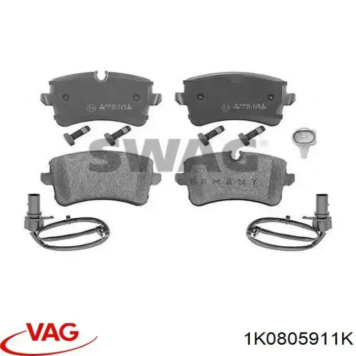 Comprar 1K0805911K VAG Guardalodos interior izquierdo, guardafango delantero