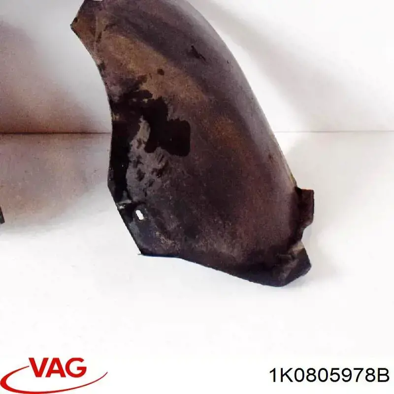 Guardabarros interior trasero derecho del guardafango delantero VAG 1K0805978B