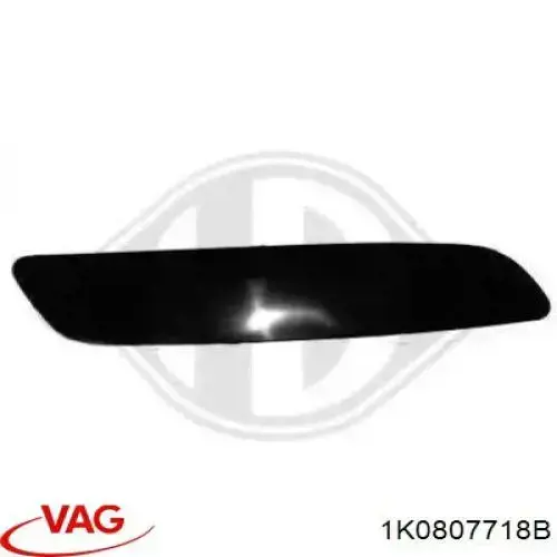 Comprar 1K0807718B VAG Moldura del parachoques delantero derecho