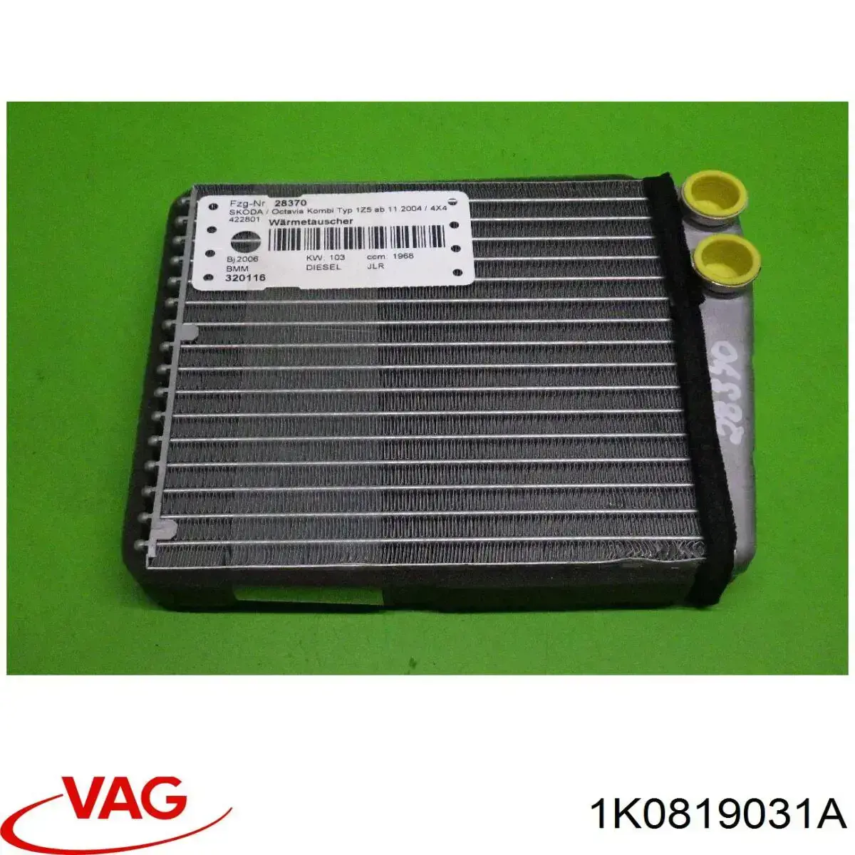 Comprar 1K0819031A VAG Radiador calefacción