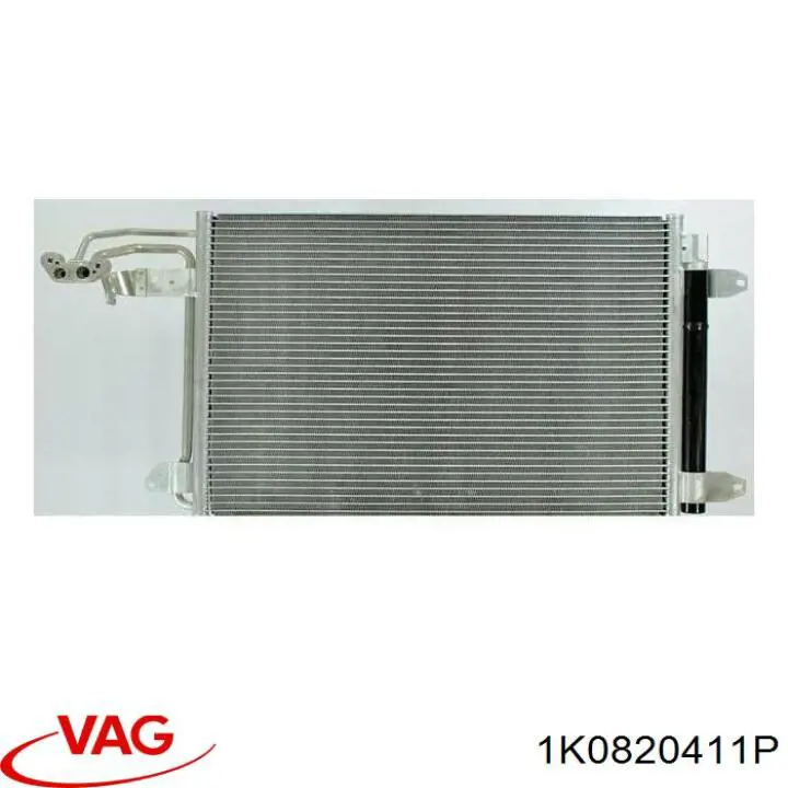 1K0820411P VAG condensador aire acondicionado