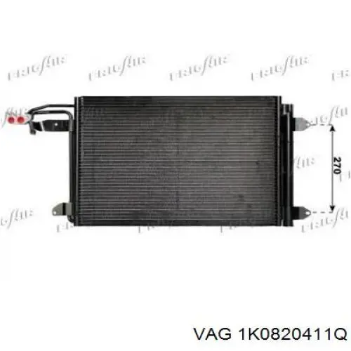 Comprar 1K0820411Q VAG Condensador de aire acondicionado
