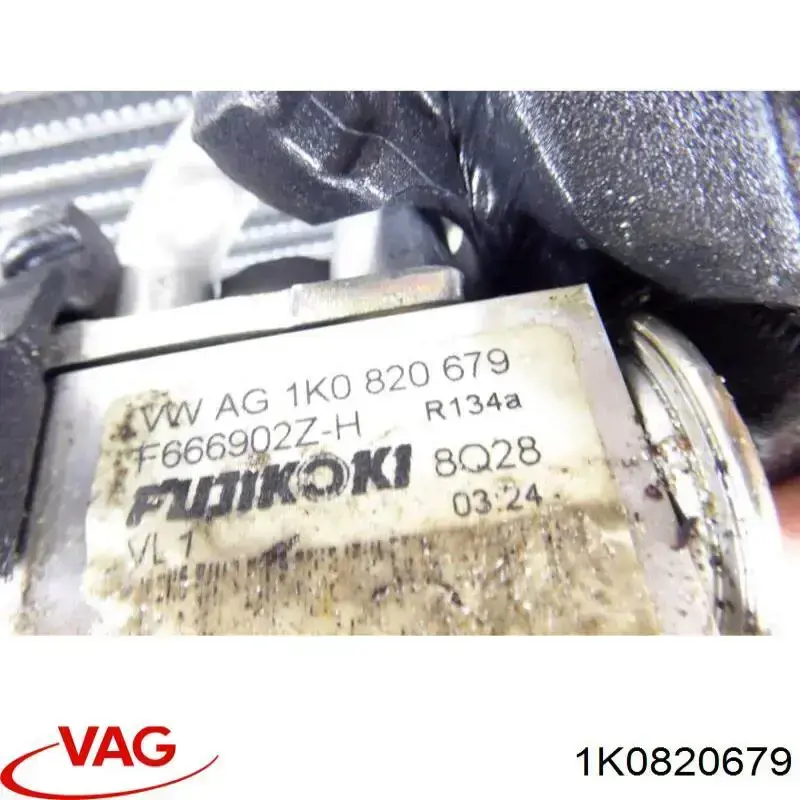 Válvula TRV del aire acondicionado 1K0820679 VAG