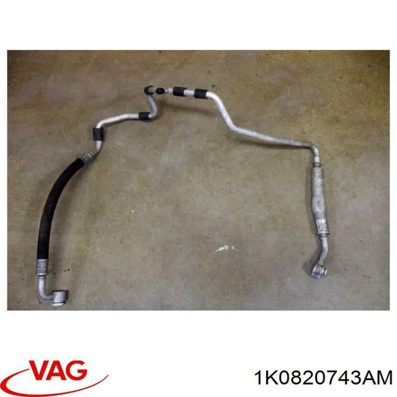 Manguera de aire acondicionado, de deshidratador a compresor VAG 1K0820743AM precio, desde 66,79 EUR