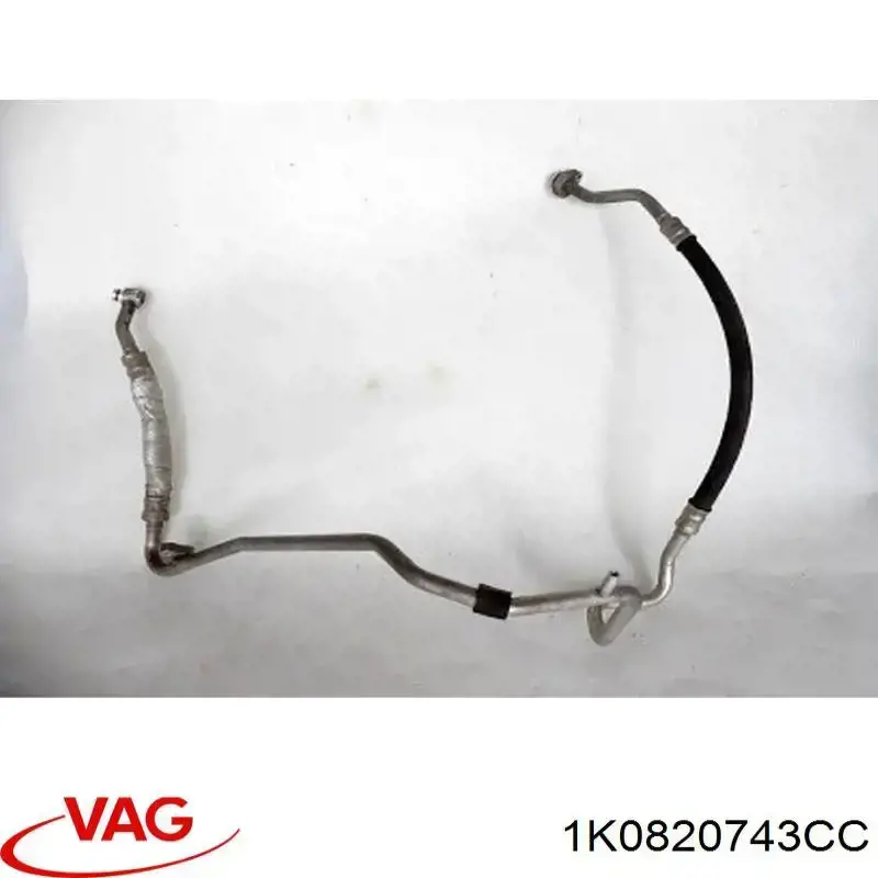 1K0820743CC VAG manguera a/c, secadora a compresor