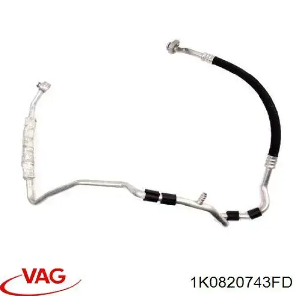 Manguera de aire acondicionado de evaporador al compresor VAG 1K0820743FD