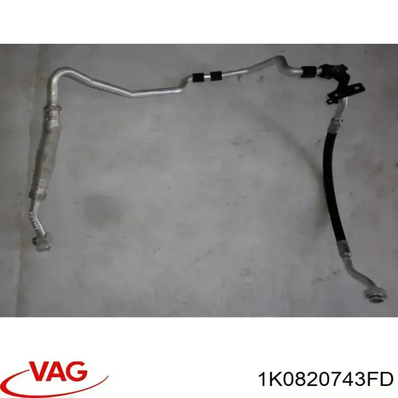 1K0820743FD VAG Manguera de aire acondicionado de evaporador al compresor