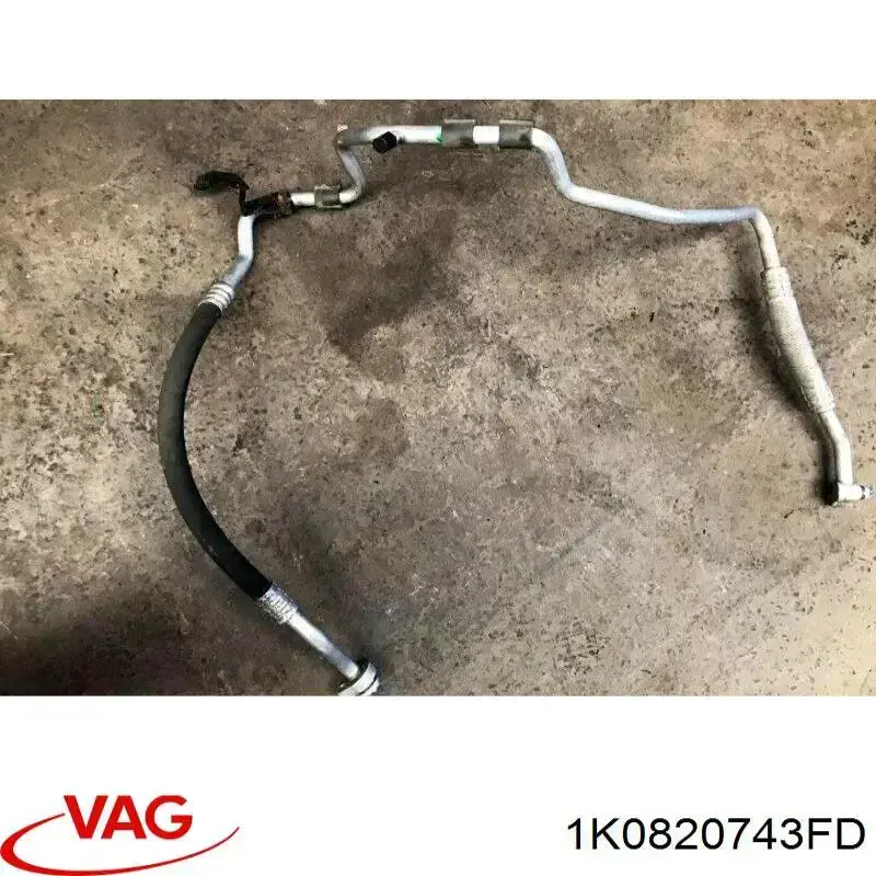 Manguera de aire acondicionado de evaporador al compresor VAG 1K0820743FD precio, desde 68,24 EUR
