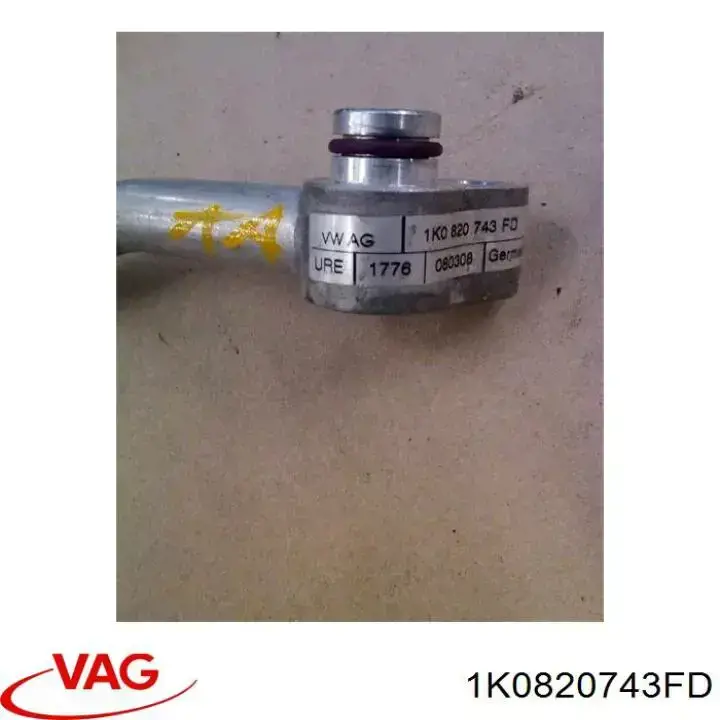 Manguera de aire acondicionado de evaporador al compresor VAG 1K0820743FD precio, desde 68,24 EUR