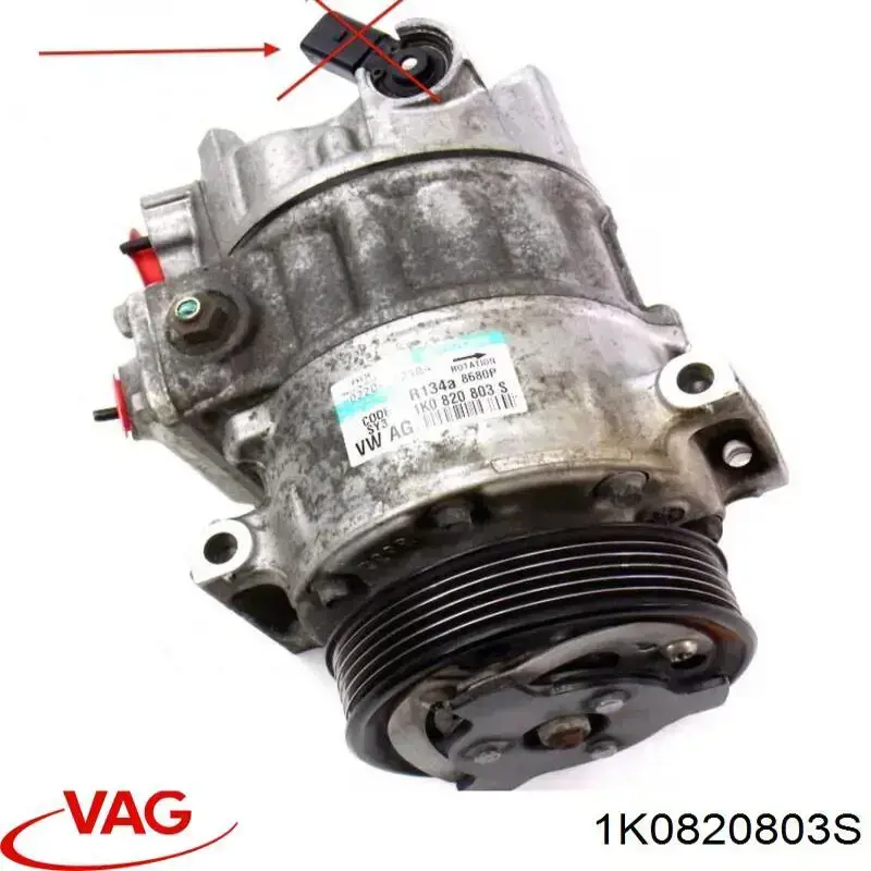 Compresor de ac VAG 1K0820803S