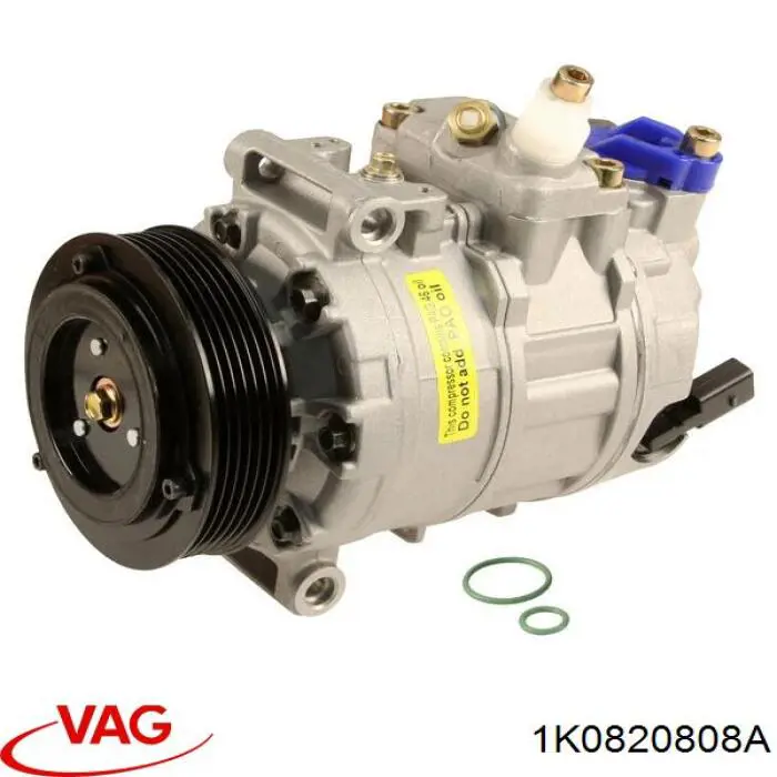 Compresor de aire acondicionado 1K0820808A VAG