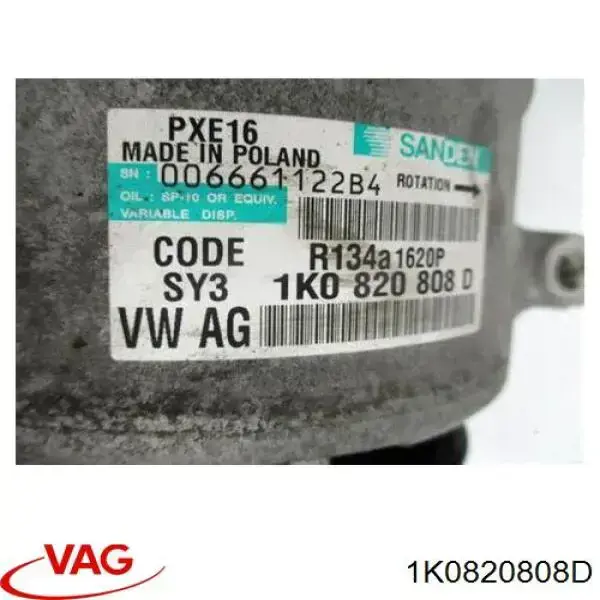 Comprar 1K0820808D VAG Compresor de aire acondicionado coche