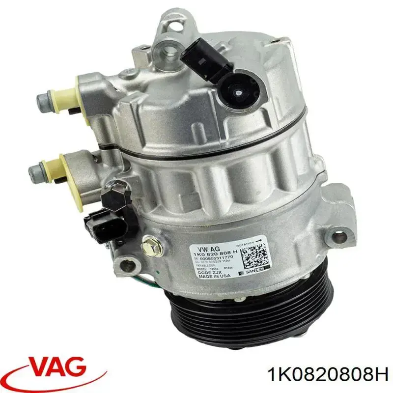 1K0820808H VAG compresor de aire acondicionado