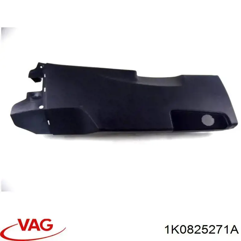 Protector de bajos delantero izquierdo 1K0825271A VAG