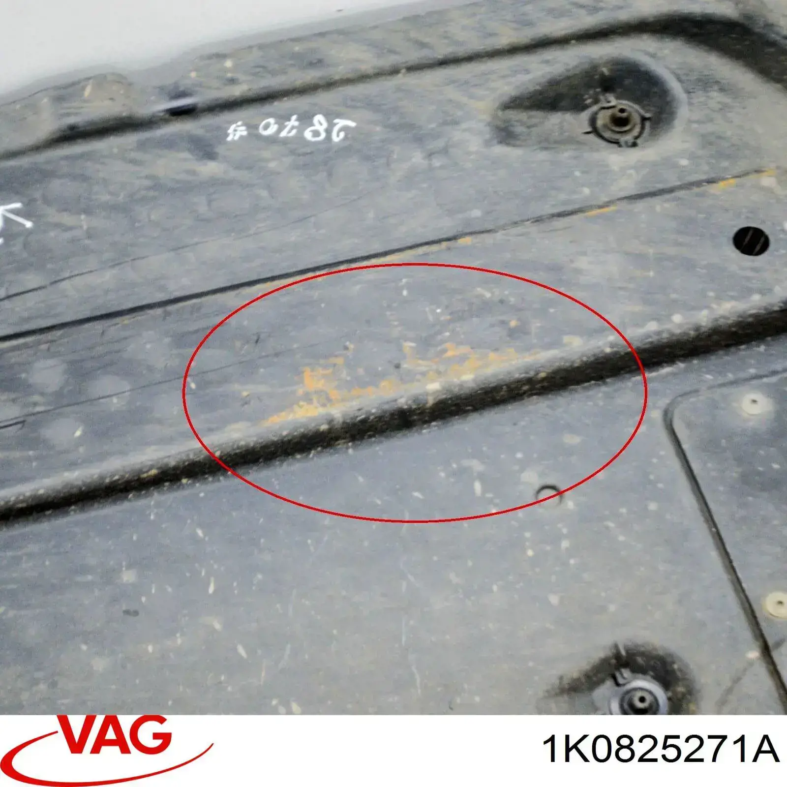 Comprar 1K0825271A VAG Protector de bajos delantero izquierdo