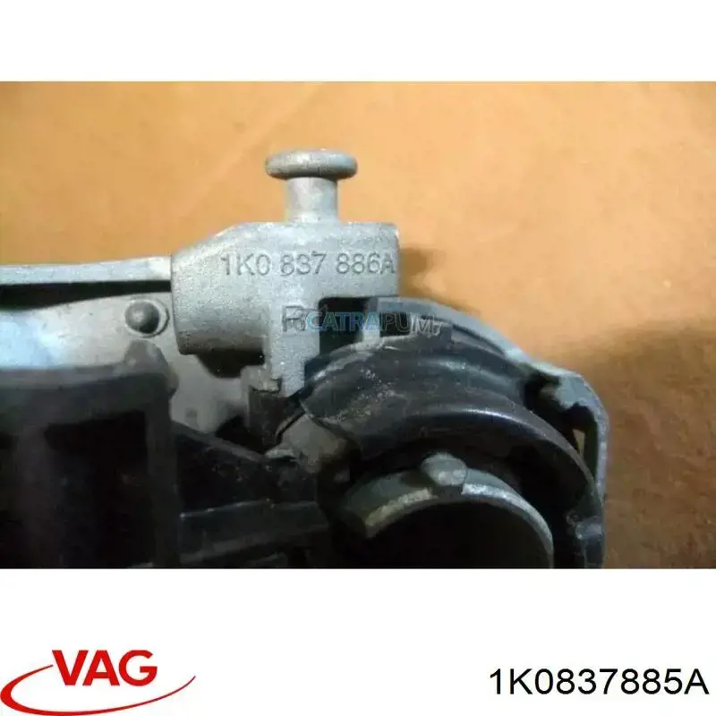 Soporte de manija exterior de puerta delantera izquierda 1K0837885A VAG