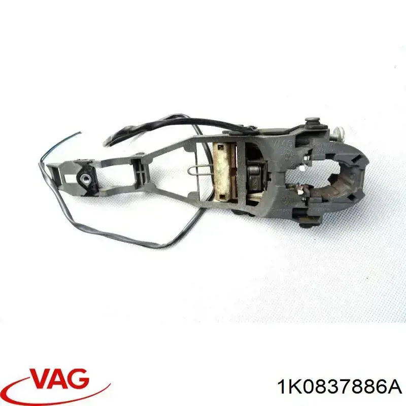 Soporte de manija exterior de puerta delantera derecha 1K0837886A VAG