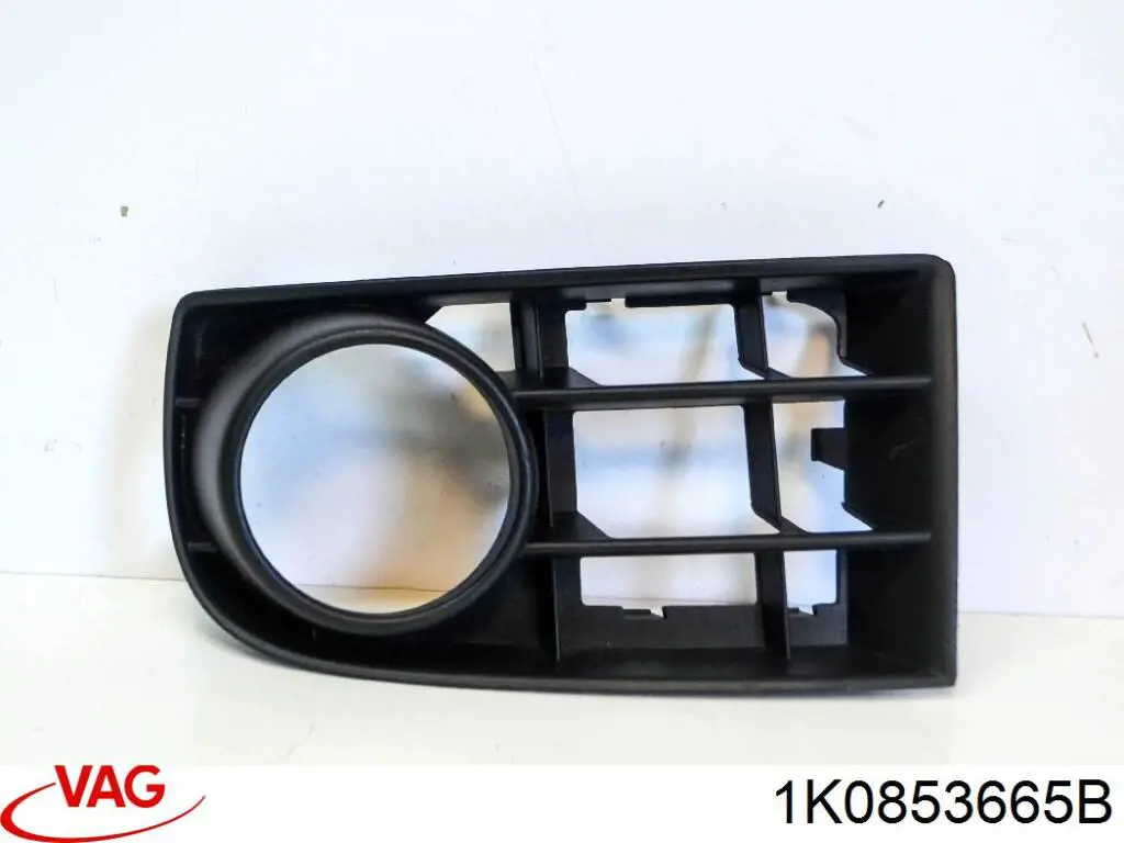 Rejilla del parachoques delantera izquierda 1K0853665B VAG