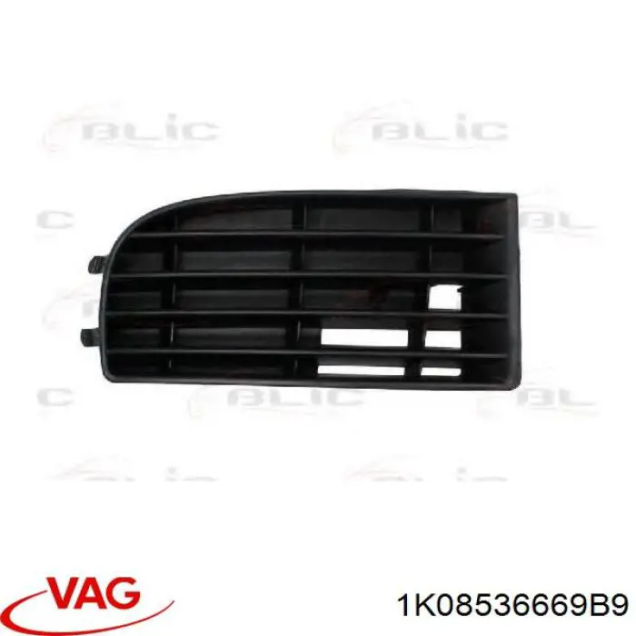 Comprar 1K08536669B9 VAG Tapa de rejilla de faro antiniebla delantero derecho