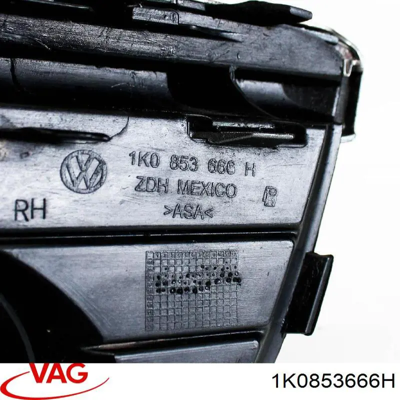 Comprar 1K0853666H VAG Tapa de rejilla de faro antiniebla delantero derecho
