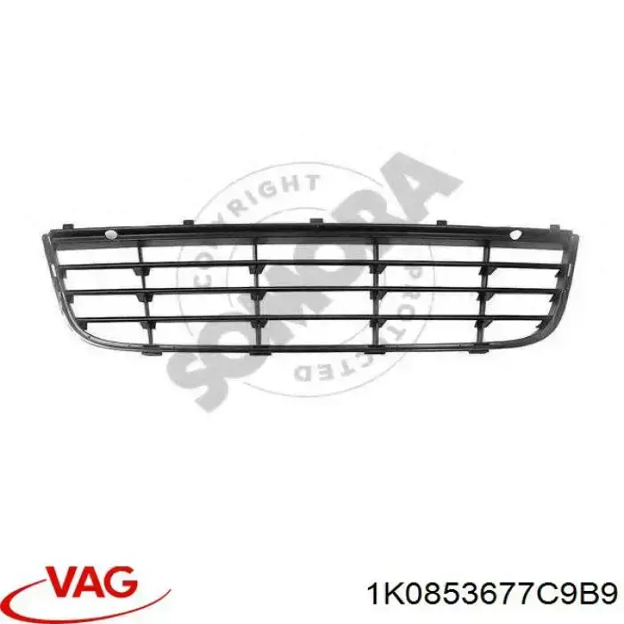 Comprar 1K0853677C9B9 VAG Rejilla central del parachoques delantero