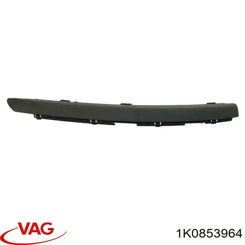 Moldura derecha del parachoques delantero VAG 1K0853964 precio, desde 5,94 EUR