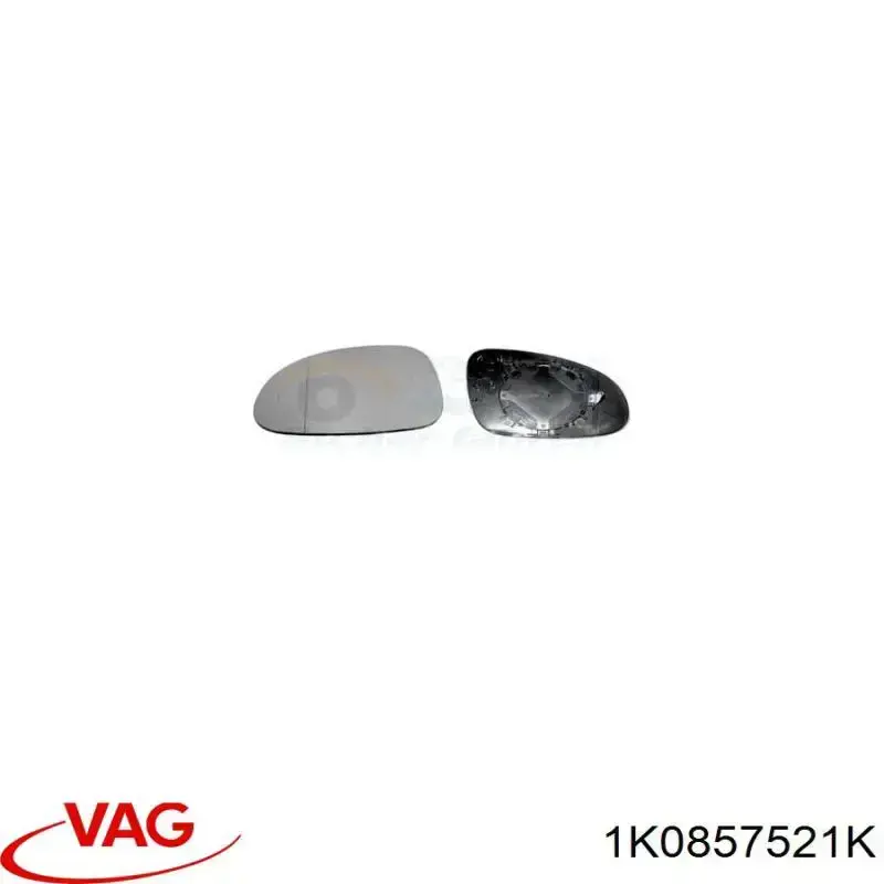 1K0857521K VAG Cristal de espejo retrovisor exterior izquierdo