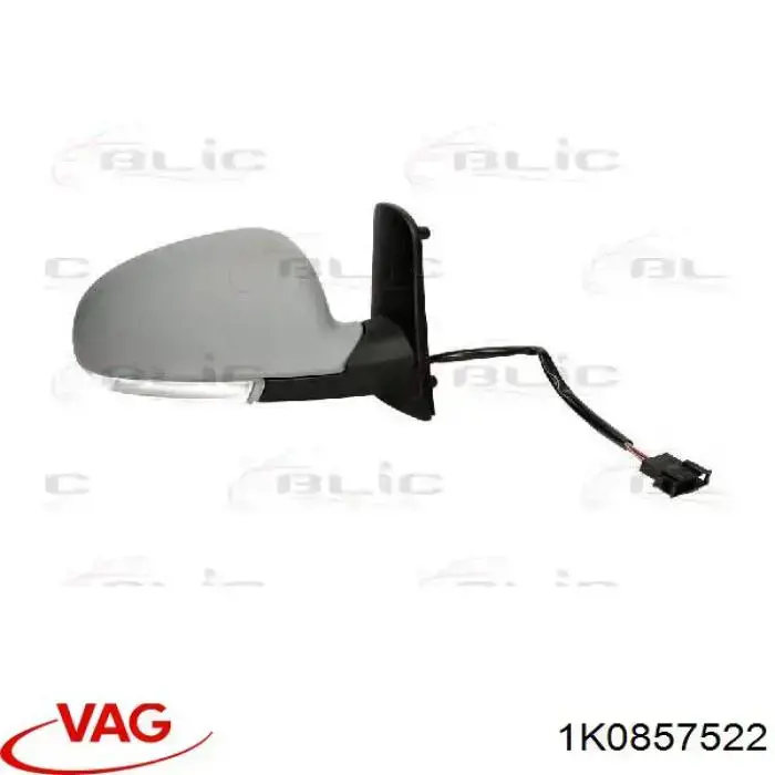 Comprar 1K0857522 VAG Cristal de espejo retrovisor derecho