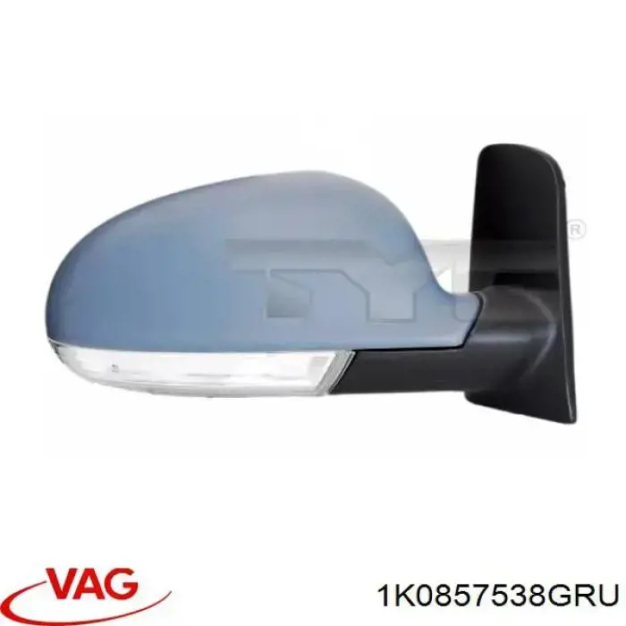 Cubierta De Espejo Retrovisor Derecho 1K0857538GRU VAG