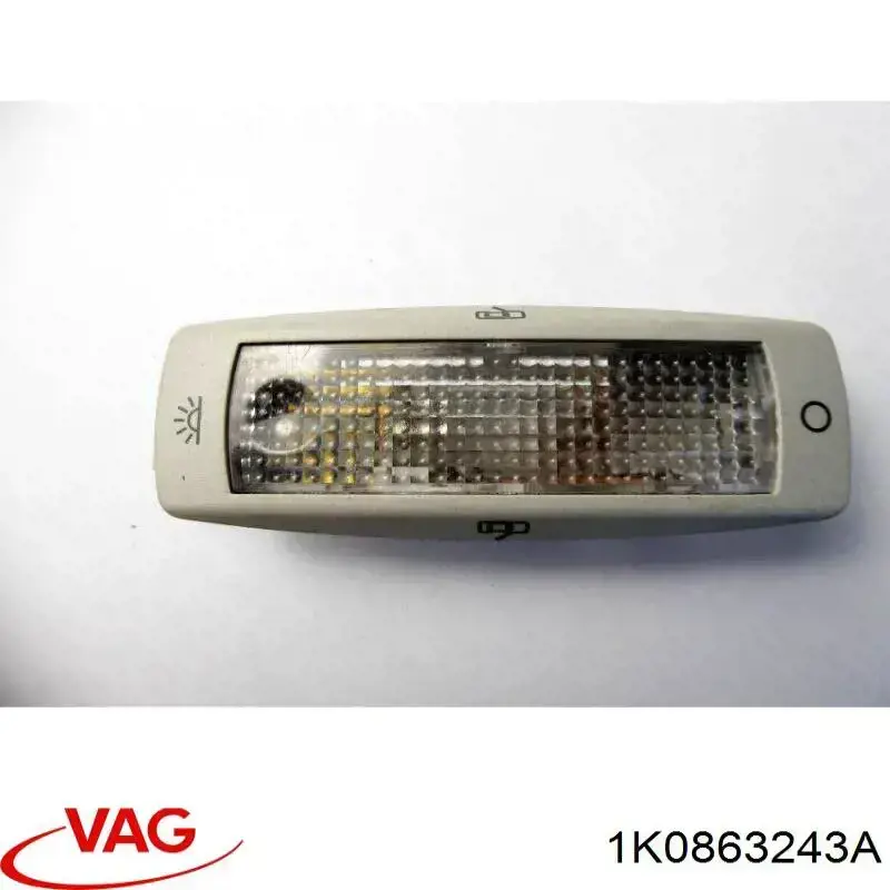 Consola central del panel de control 1K0863243A VAG
