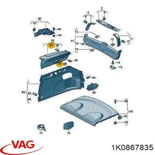 Comprar 1K0867835 VAG 