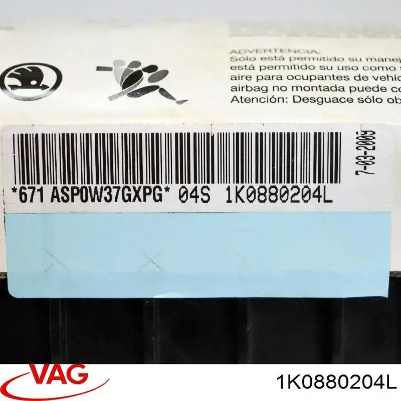 Comprar 1K0880204L VAG Airbag en el lado del acompañante 