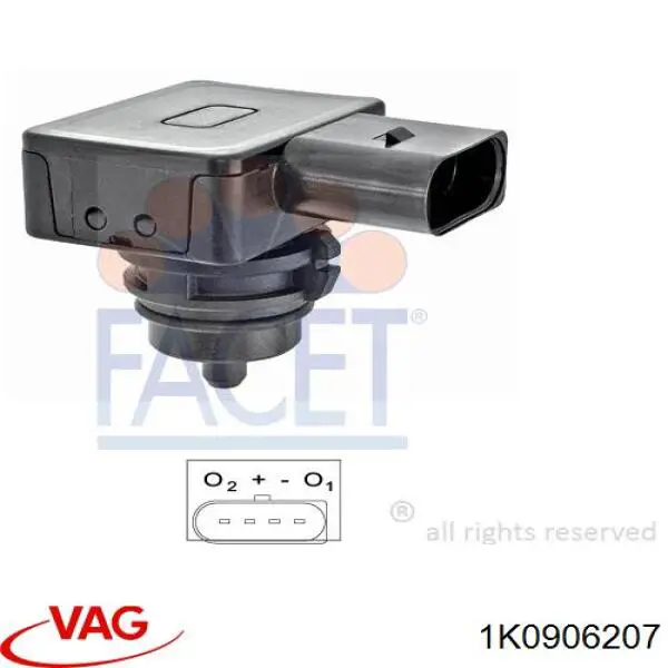 Sensor de presión del sistema de frenos neumáticos VAG 1K0906207 precio, desde 86,85 EUR