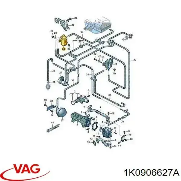 Válvula de solenoide de control de mariposa EGR VAG 1K0906627A precio, desde 32,44 EUR