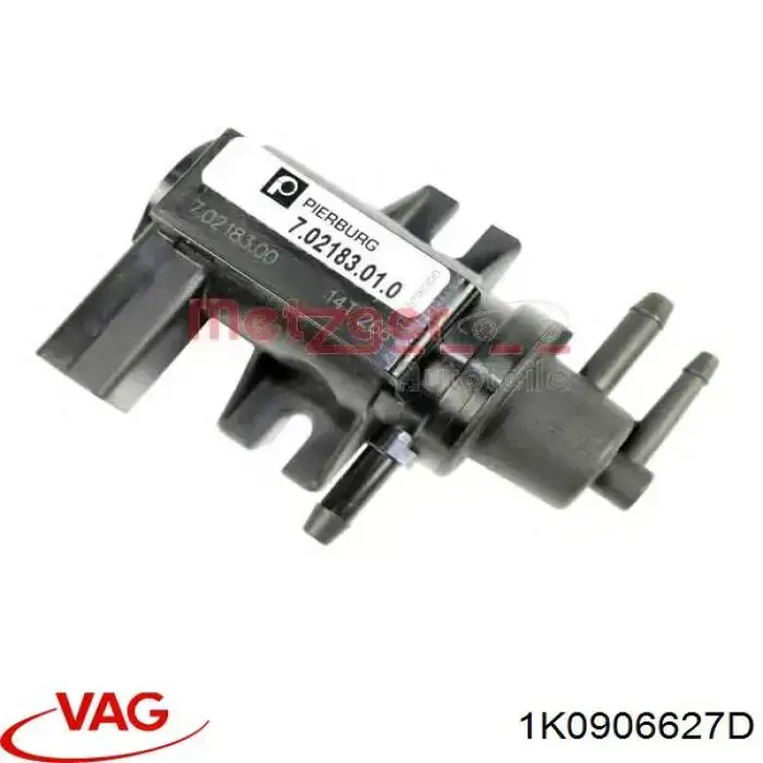 Comprar 1K0906627D VAG Válvula solenoide de control de presión de sobrealimentación