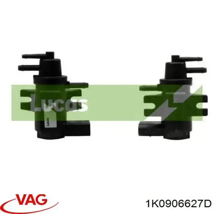 Válvula solenoide de control de presión de sobrealimentación 1K0906627D VAG