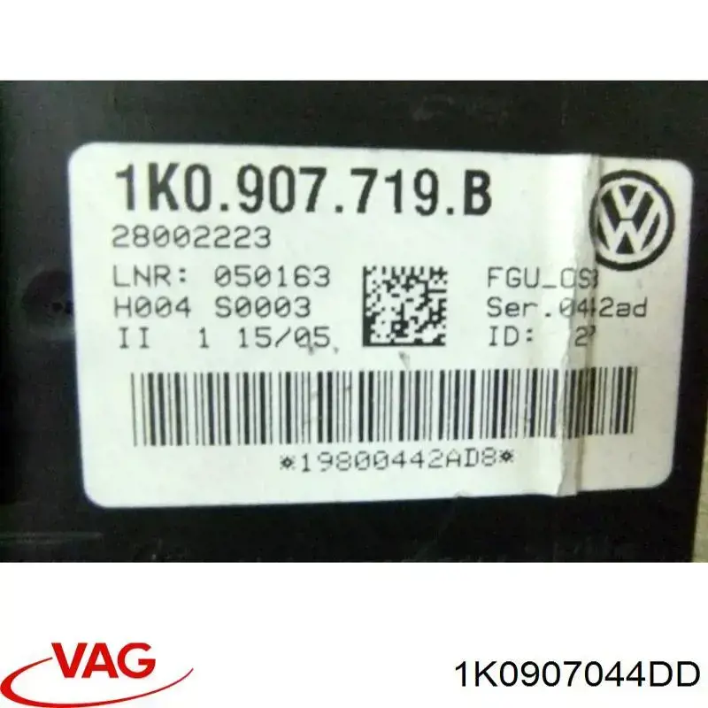 Elemento de control aire acondicionado VAG 1K0907044DD