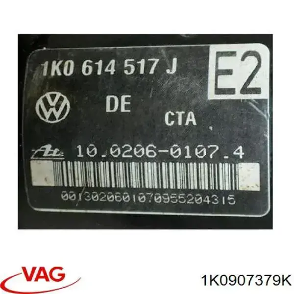 Módulo ABS 1K0907379K VAG